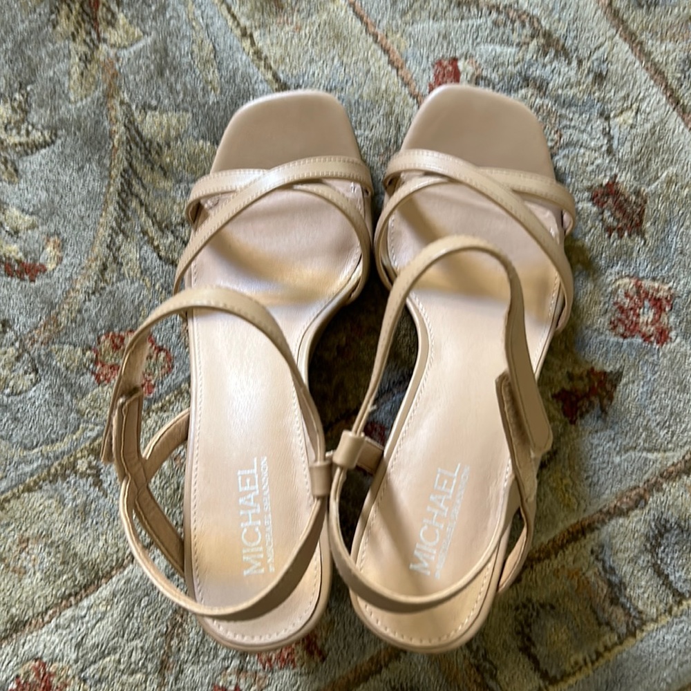 Nude Wedge Heels